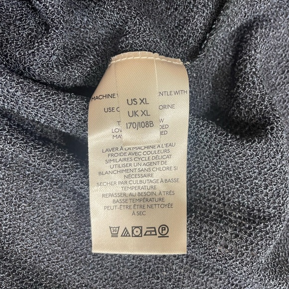 NWT Free People “Marla” Henley Oversized Boho Poppy Seed Blue Top - Picture 13 of 16